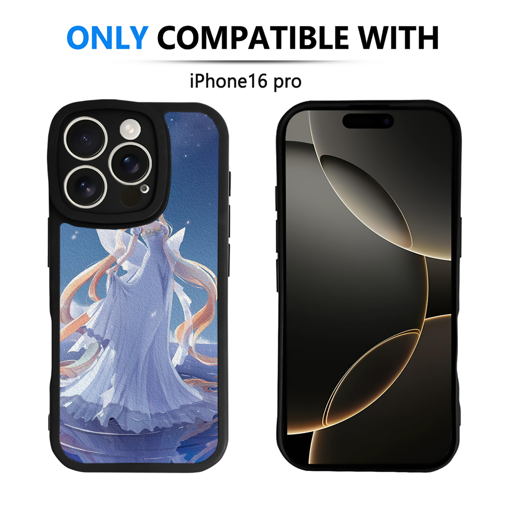 （画像用） 美少女戦士セーラームーン Sailor Moon 【iPhone 16シリーズ対応】シリコンスマホケース（レザー調） 材質：シリコン